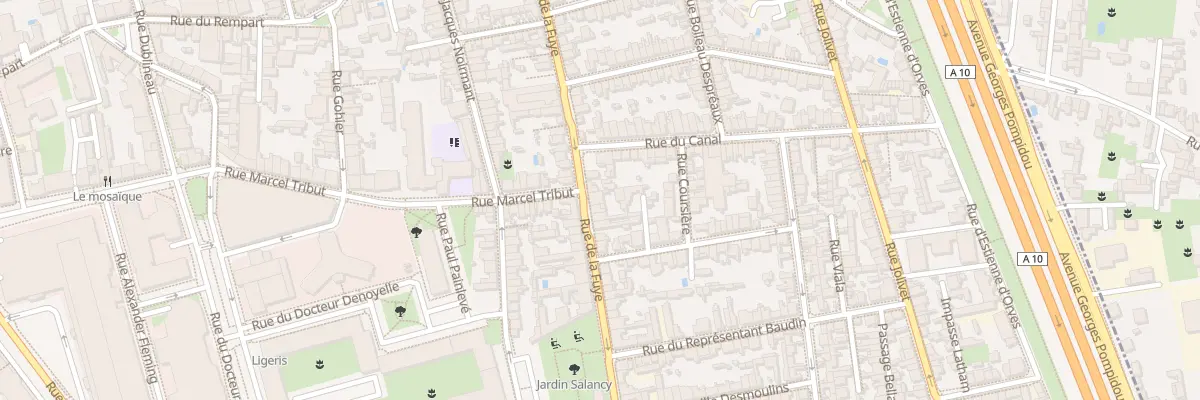 Plan du 82 Rue de la Fuye à Tours