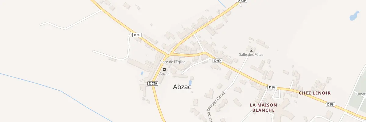 Plan du 3 Pl de l’Eglise à Abzac