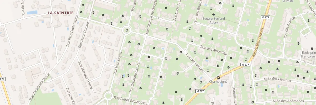 Plan du 4 Rue Jeanne Chauvin à Notre-Dame-d’Oé