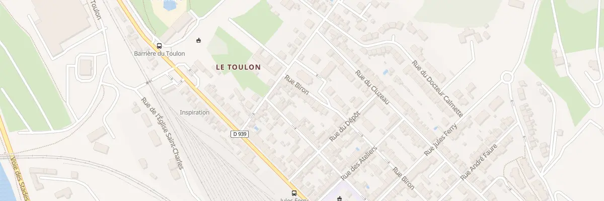 Plan du 89 Rue Biron à Périgueux