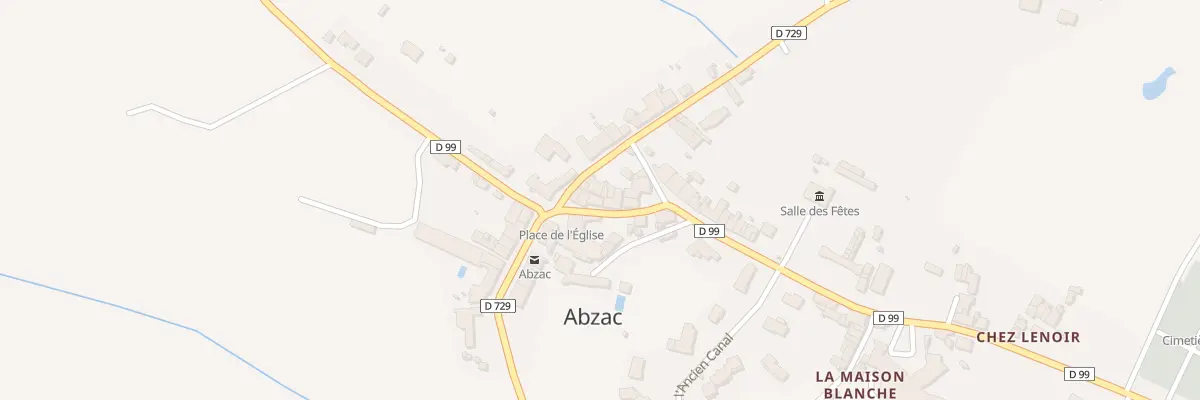 Plan du 3 Rue des Sabotiers à Abzac