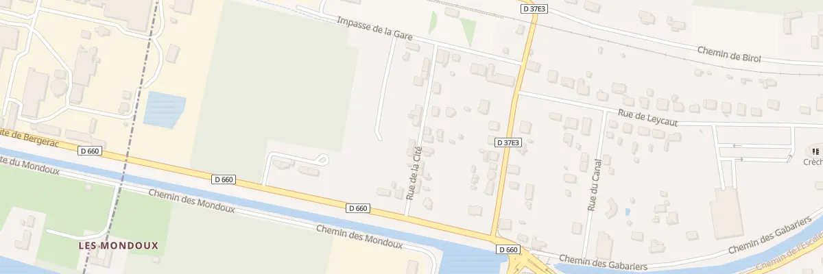 Plan du 7 Rue de la Cité à Lalinde