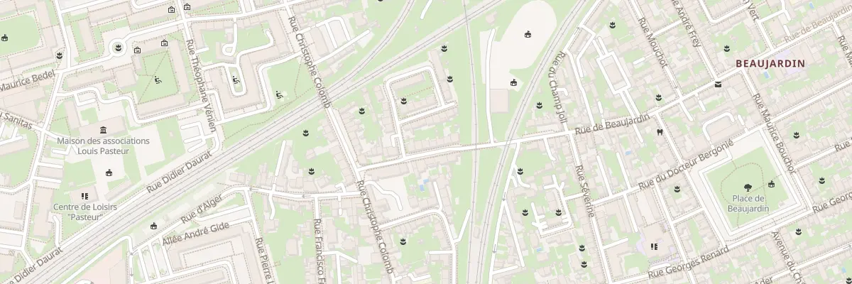 Plan du 16 Rue de Beaujardin à Tours