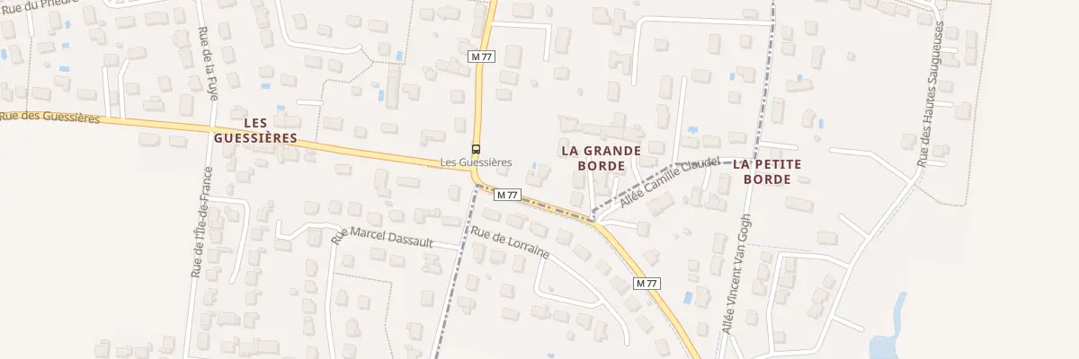 Plan du 191 La Grande Borde à Chanceaux-sur-Choisille