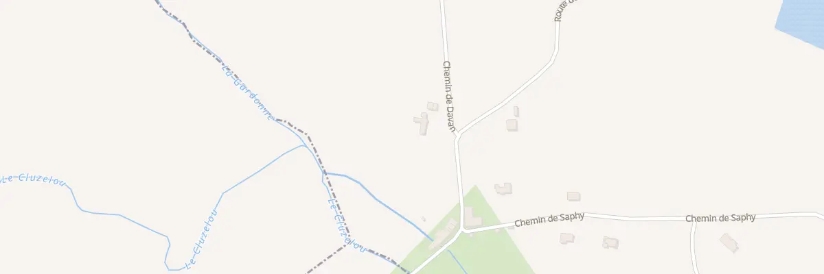 Plan du 25 Che de Davan à Saint-Eutrope-de-Born