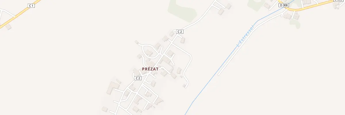 Plan du 96 Prezat à Sauveterre-Saint-Denis