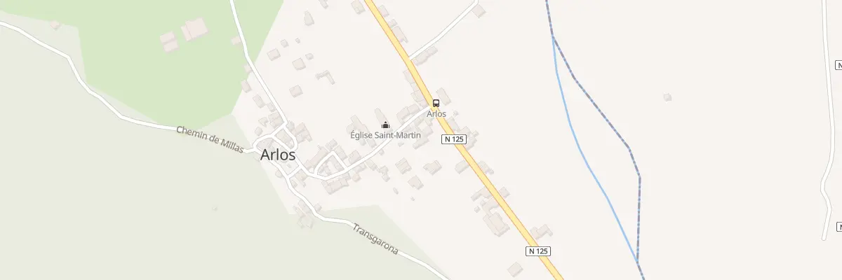 Plan du 89 Le Village à Arlos