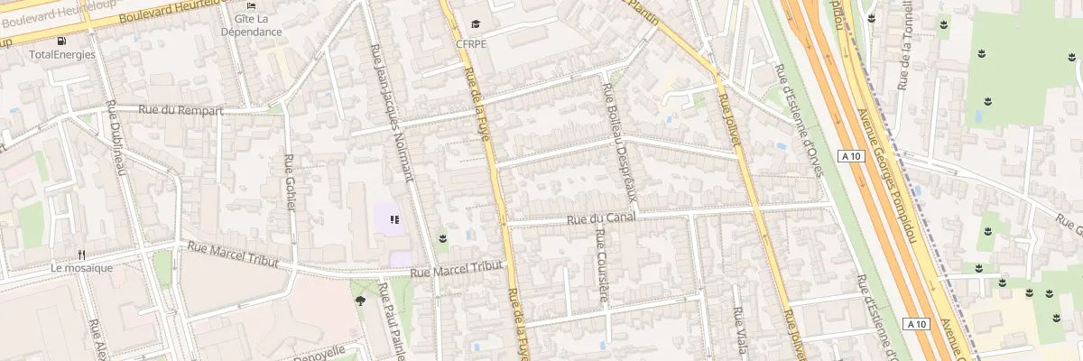 Plan du 11 Rue Jules Grévy à Tours