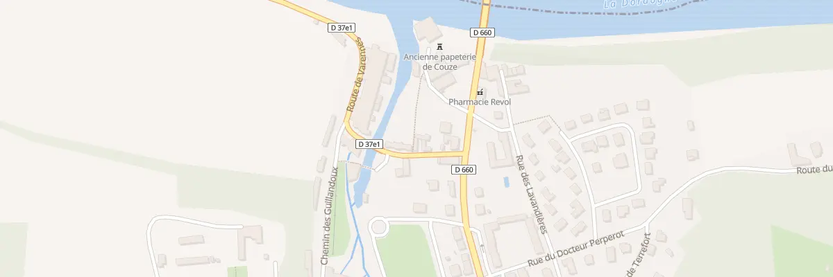 Plan du 213 Rte de Varennes à Couze-et-Saint-Front