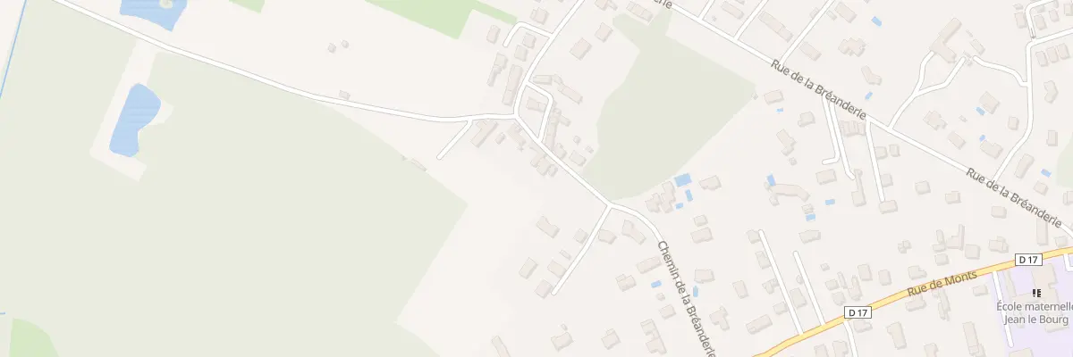 Plan du 109 Che de la Bréanderie à Montbazon