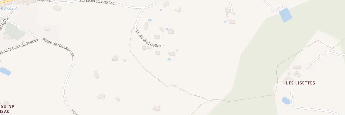 Plan du 79 Les Lizettes à Monsac