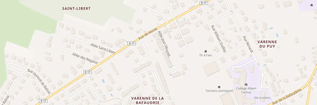 Plan du 58 Rue de Monts à Montbazon