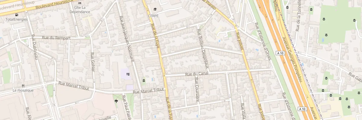 Plan du 15 Rue Jules Grévy à Tours