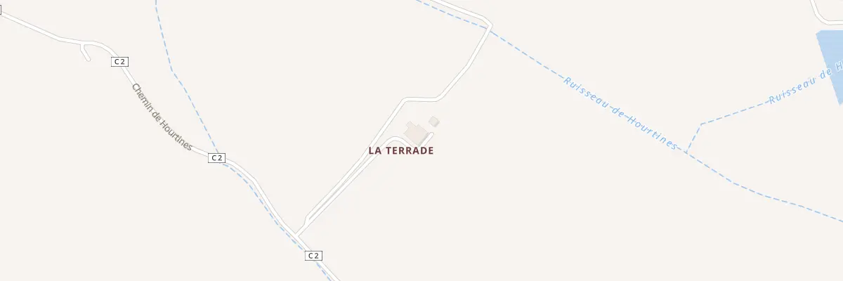Plan du 1298 Chem de Hourtines à Céran