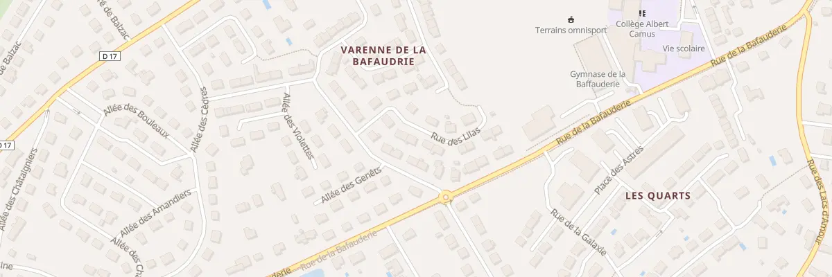 Plan du 5 Rue des Lilas à Montbazon