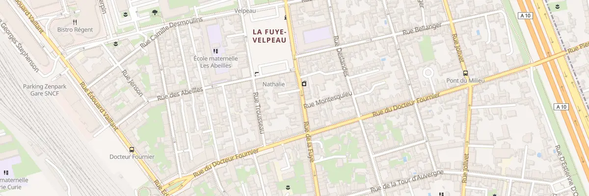 Plan du 109 Rue de la Fuye à Tours