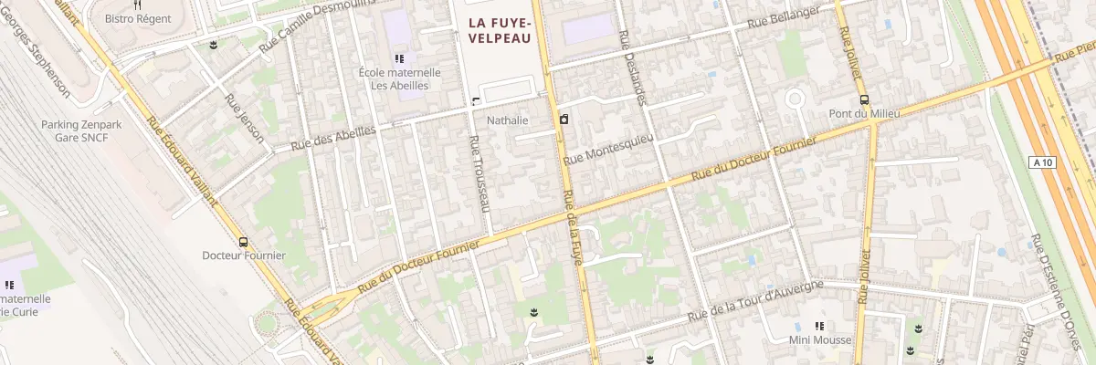 Plan du 117 Rue de la Fuye à Tours