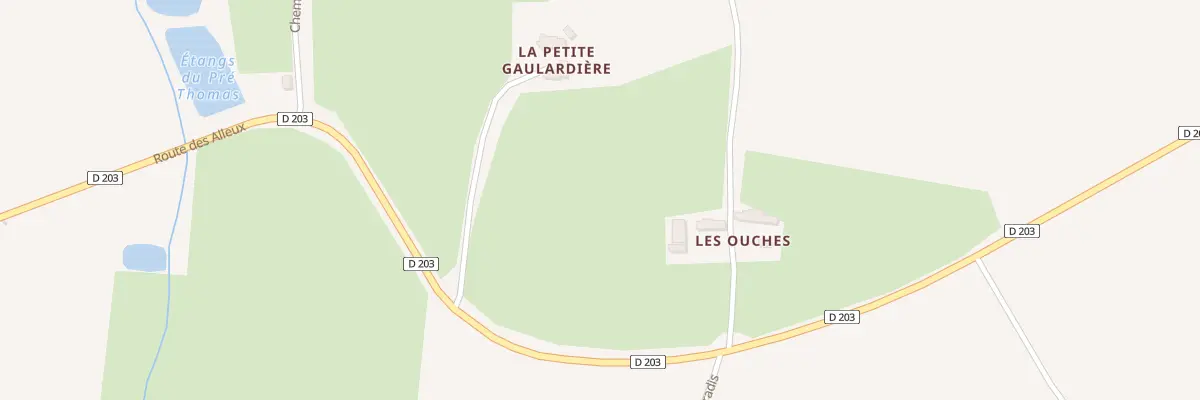 Plan du 1 Les Ouches Noce à Perche en Nocé