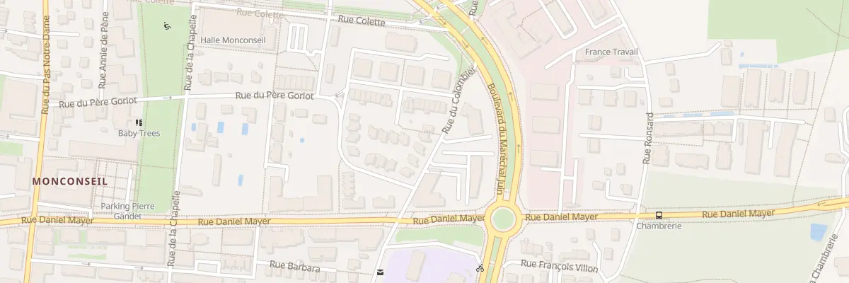 Plan du 118 Rue du Colombier à Tours