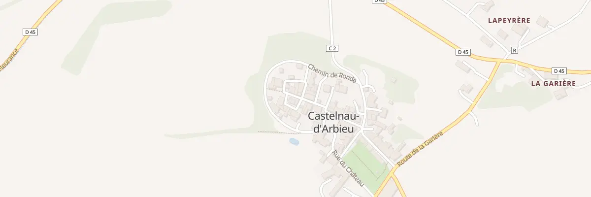 Plan du 5082 Au Village à Castelnau-d’Arbieu