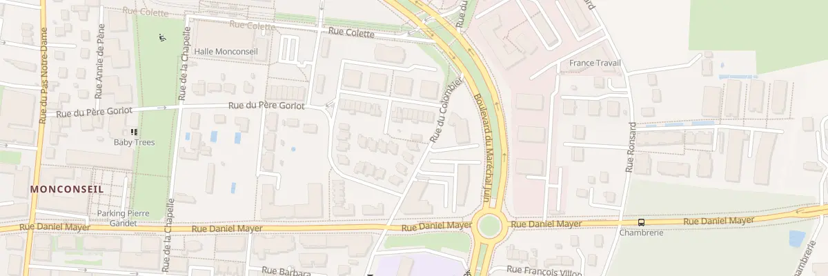Plan du 120 Rue du Colombier à Tours