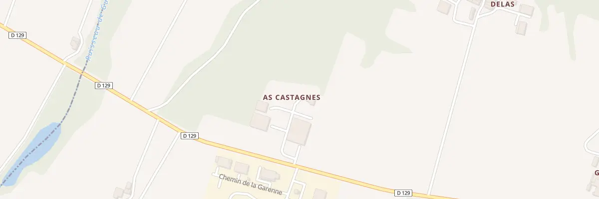 Plan du 5001F As Castagnes à Fals