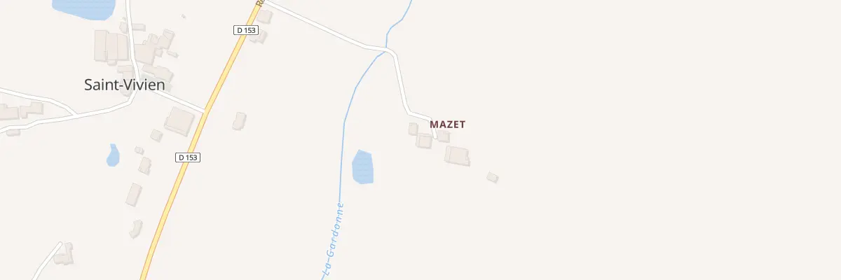 Plan du 278 Che du Mazet à Saint-Eutrope-de-Born