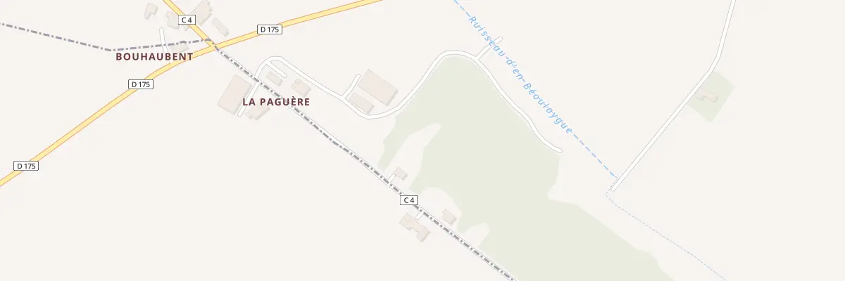 Plan du 5114 La Paguere à Nougaroulet