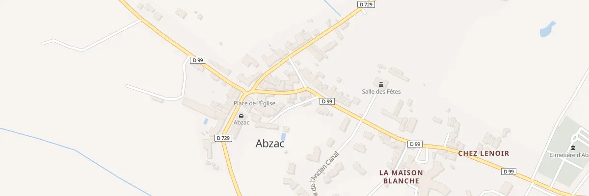Plan du 2 Rue des Sabotiers à Abzac
