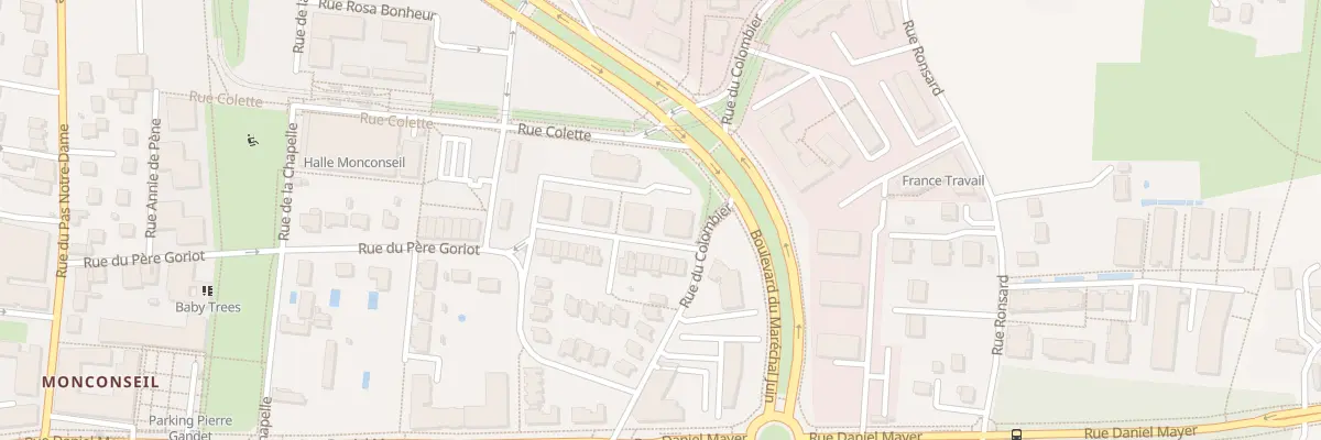 Plan du 10 Rue Courtisanes à Tours