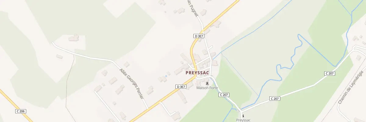 Plan du 113 Rte de Preyssac à Château-l’Évêque