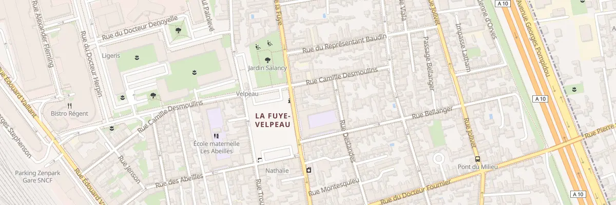 Plan du 124 Rue de la Fuye à Tours