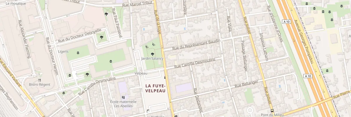 Plan du 114 Rue de la Fuye à Tours