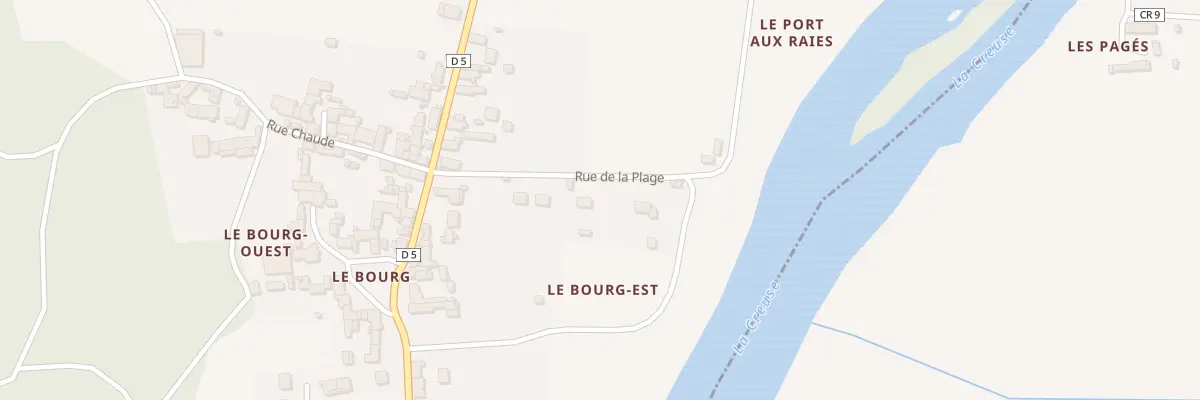 Plan du 6 Rue de la Plage à Leugny