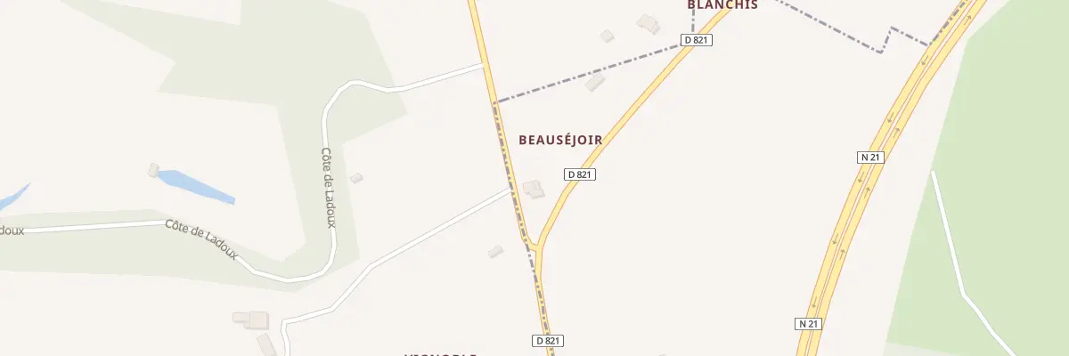 Plan du 2624 Côte de Laudie à Pujols