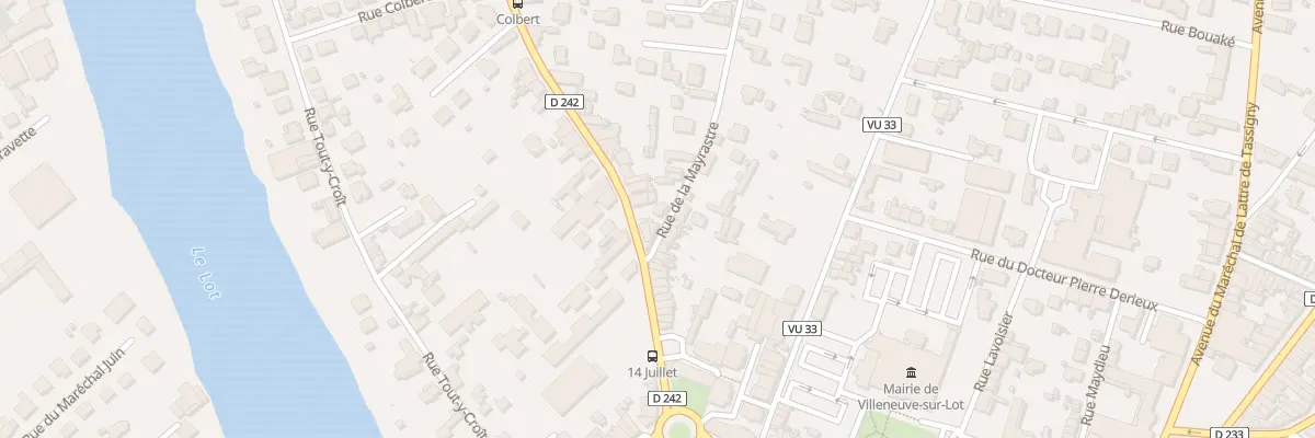 Plan du 3 Rue de la Mayrastre à Villeneuve-sur-Lot