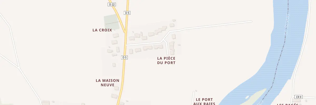 Plan du 5 Lot La Piece du Port à Leugny