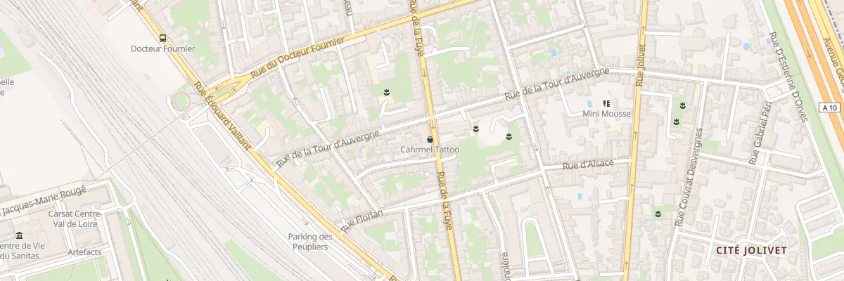 Plan du 155 Rue de la Fuye à Tours