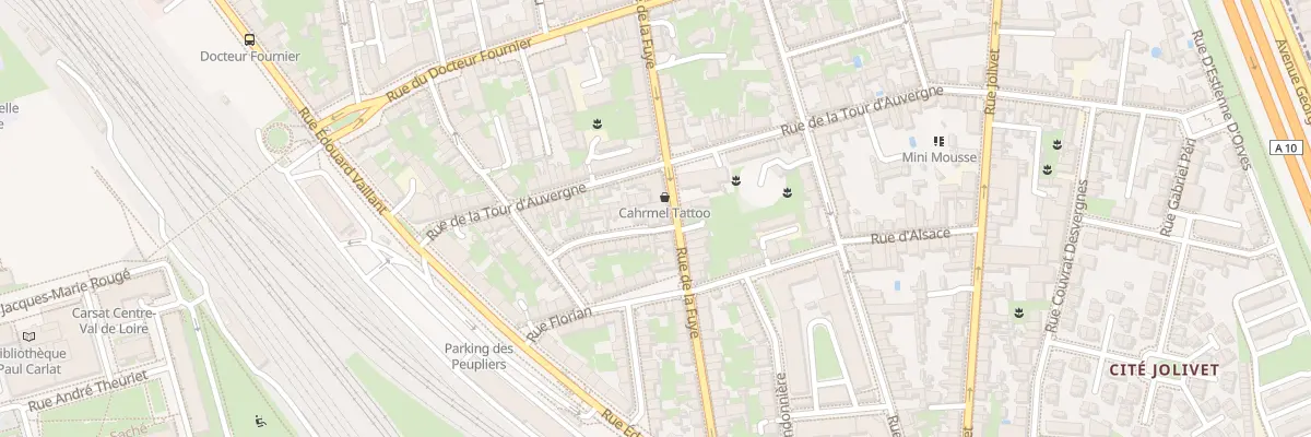 Plan du 157 Rue de la Fuye à Tours