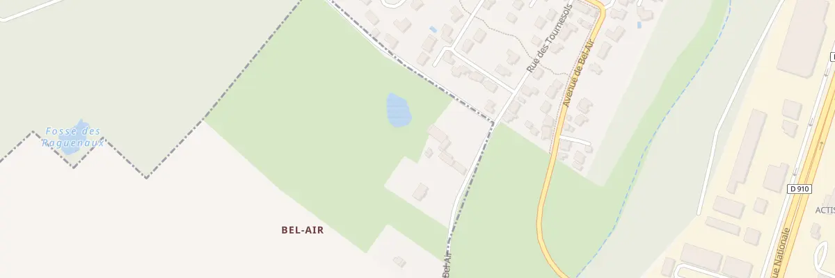 Plan du 5 Bel Air à Sorigny