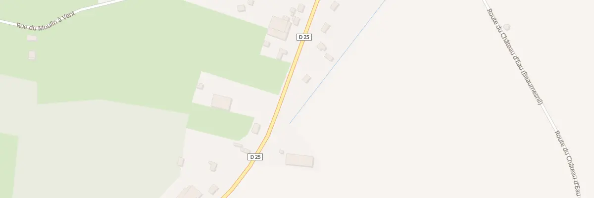 Plan du 17 Rte de la Barre - Beaumesnil à Mesnil-en-Ouche