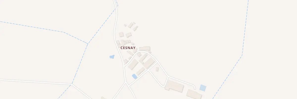 Plan du 13 Cesnay à Sorigny
