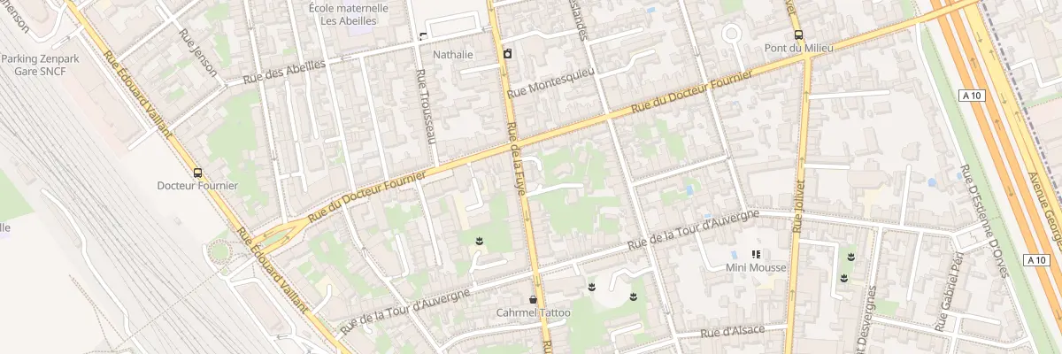 Plan du 156 Rue de la Fuye à Tours