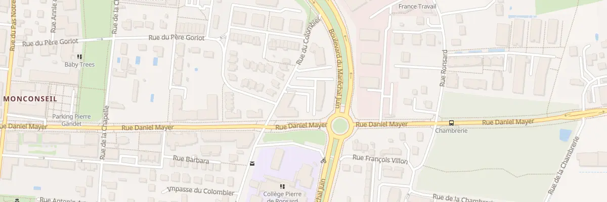 Plan du 73 Rue du Colombier à Tours
