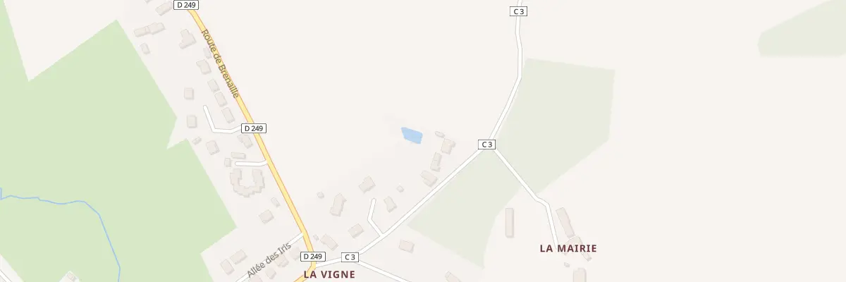 Plan du 5 Rte de Conflans à Montaillé