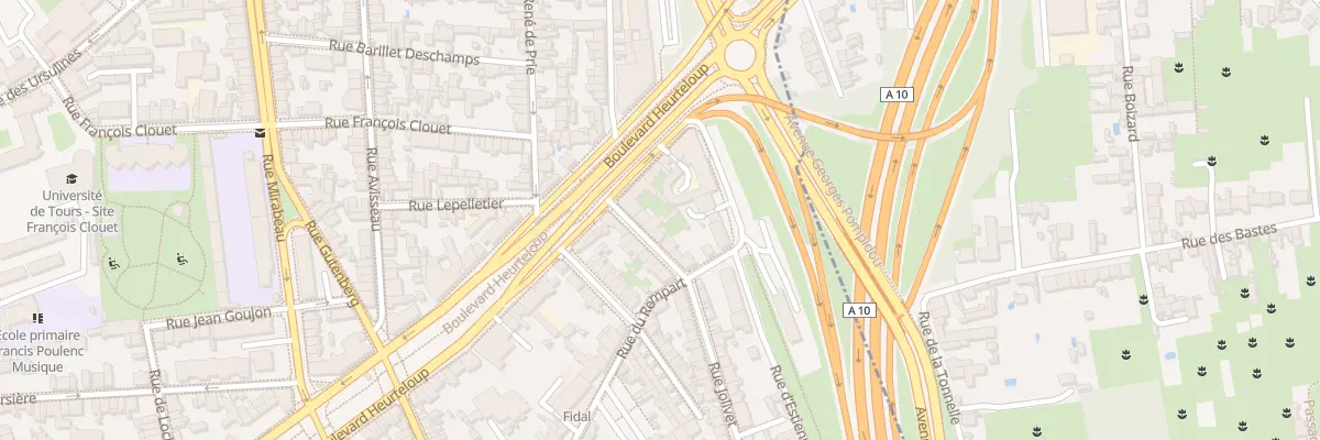 Plan du 6 Rue Jolivet à Tours
