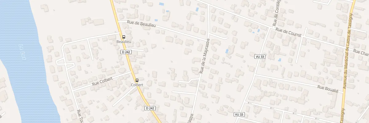 Plan du 25 Rue de la Mayrastre à Villeneuve-sur-Lot