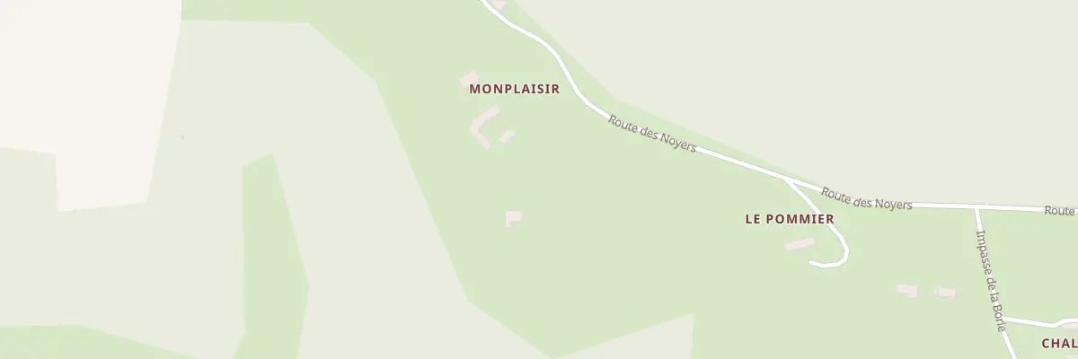 Plan du 1225 Rte des Noyers à Vergt