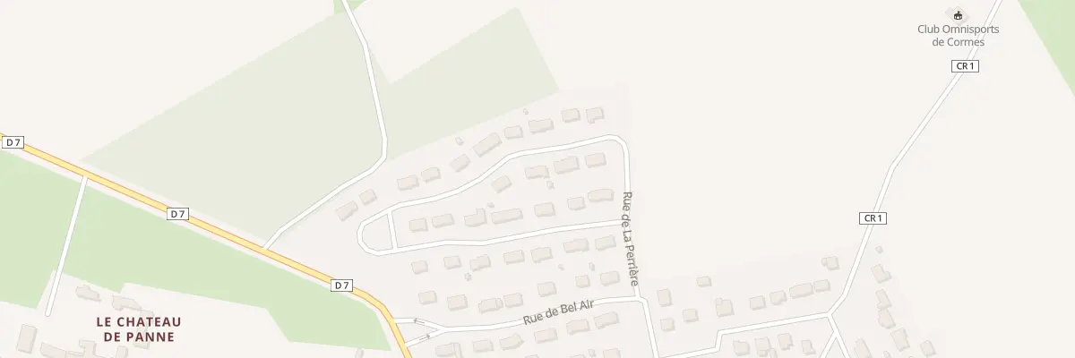 Plan du 18 Rue de la Perriere à Cormes