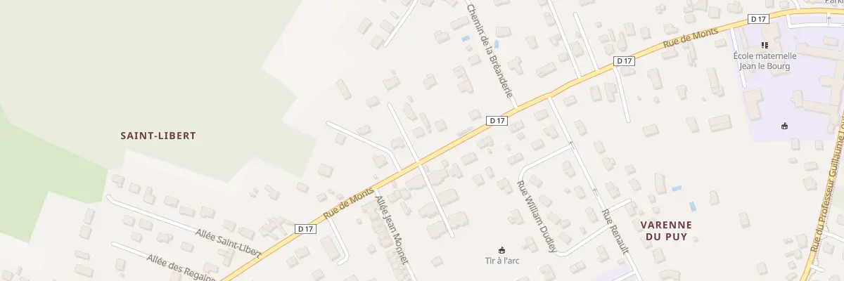 Plan du 55 Rue de Monts à Montbazon
